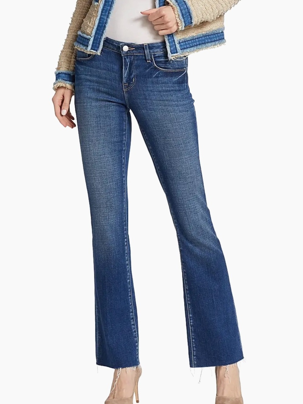 L'AGENCE Low Rise Straight Colorado Jeans